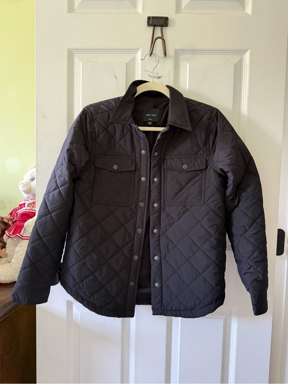 Women’s Quilted Black Jacket